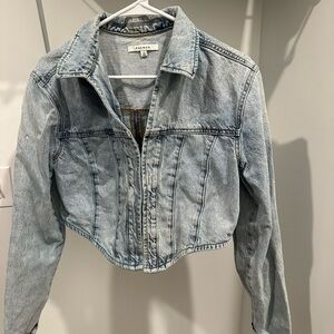 Pacsun corset detail denim Jacket